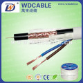 Coaxial siamese cctv cable, 75 ohm rg59 power cable coaxial cable, coaxial cable rg59+power cable